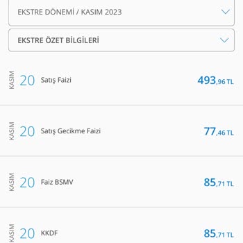 Denizbank Yansıtılan Faiz Ücretleri Hakkında Tarafıma Dönüş