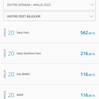 Denizbank Yansıtılan Faiz Ücretleri Hakkında Tarafıma Dönüş