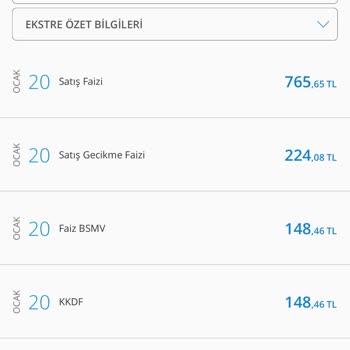 Denizbank Yansıtılan Faiz Ücretleri Hakkında Tarafıma Dönüş