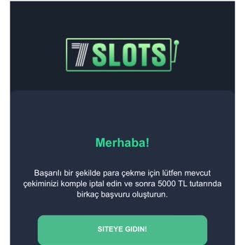 7Slots Ödeme İşleminde Yaşanan Gecikme Ve Aksaklıklar