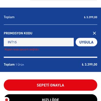 Intersport İlk Alışverişte İndirim Hüsranı!