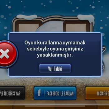 101 Okey Plus'ta Oyuna Girişim Yasaklandı