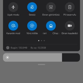 Xiaomi Kontrol Merkezi Tarzı