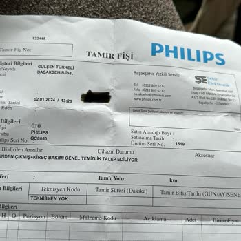 Philips Yetkili Servisinin Tavrı!