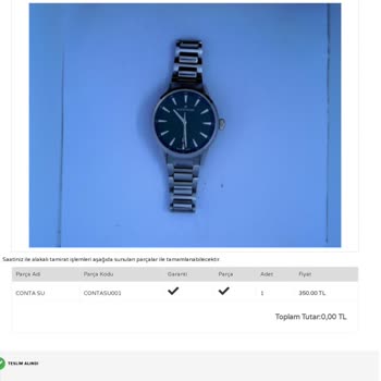 Forum Saat Yeni Saatin Tekrarlayan Su Geçirme Sorunu