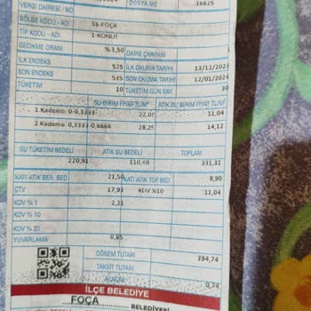 Foça Belediyesi İZSU Foça Kullanmadığım Suyun Parasını Aylar Önce Alıyor