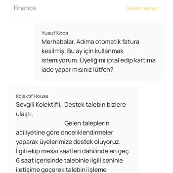 Kolektif House Otomatik Karttan Para Çekme Ve Muhatap Bulamama Sorunu