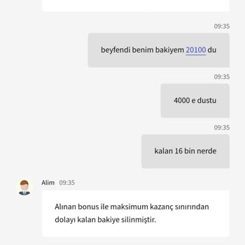 Betmoney Bakiyemin Önce Düşürülüp Sonra Silinmesi