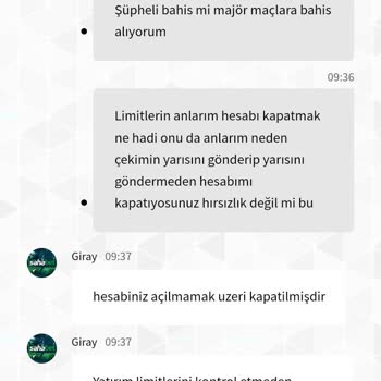 Sahabet Hesap Kapatma Ve Ödeme Sorunu