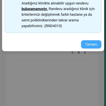 MHRS (Merkezi Hekim Randevu Sistemi) Neden Randevu Verilmiyor
