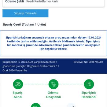 Avansas Pişmanlıktır! Gerçeğe Aykırı Mal / Ürün Teslim Beyanı!