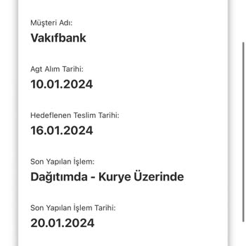 AGT Kurye (aynigunteslim.com) Kredi Kartım Nerede, Teslimat Gecikti!