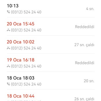 0312 524 24 40 Ankara Alan Kodlu Numaradan Sürekli Rahatsız Ediliyorum