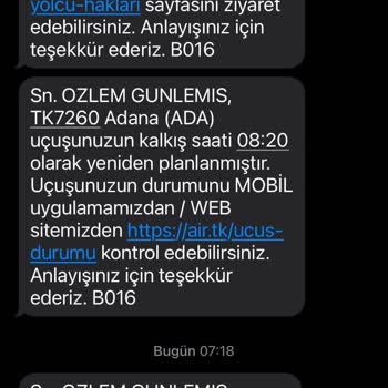Anadolu Jet Uçuş Saati Değişikliklerinden Kaynaklanan Mağduriyet