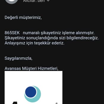 Avansas Pişmanlıktır. Kimseye Önermiyorum