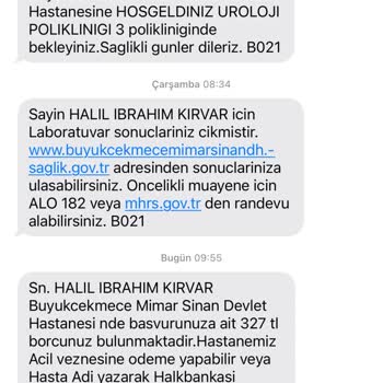 Büyükçekmece Mimar Sinan Devlet Hastanesi SGK'lıya Yüksek Fatura Şoku!