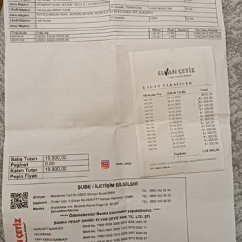 Elvan Çeyiz Buca Şubesi İade Almıyor.