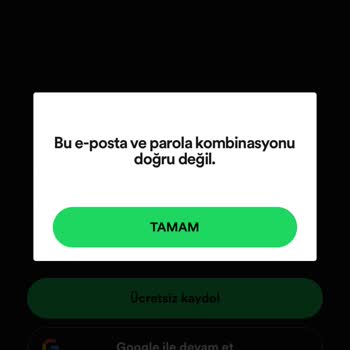 Spotify Hesabıma Giriş Yapamıyorum