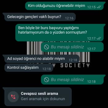Geleceğin Gençleri Vakfı (Burs Başvurusu) Bu Oyuna Düşmeyin!