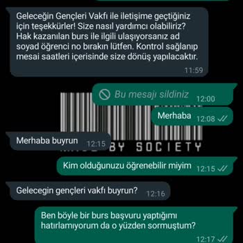 Geleceğin Gençleri Vakfı (Burs Başvurusu) Bu Oyuna Düşmeyin!