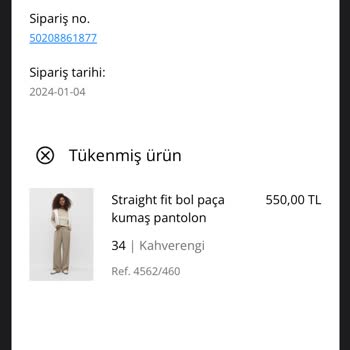 Stradivarius Stokta Olmayan Ürünü Satıyor