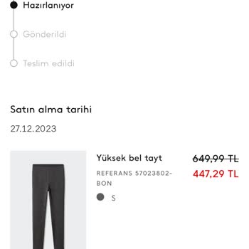 Mango Online Alışverişimin Teslimat Gecikmesi