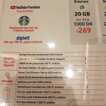 Vodafone 100 TL Opet Puan Taahhüt