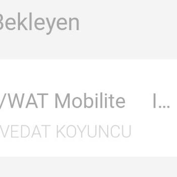 Wat Mobilite Habersiz Fazla Çekilen Para