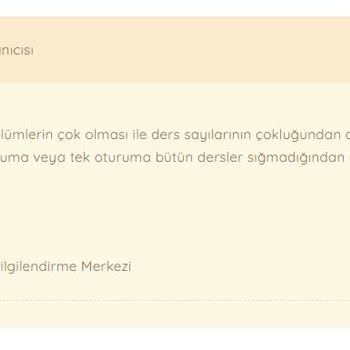 AÖF Sınav Oturum Sistemi Yeniden Düzenlensin