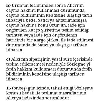 Trendyol Sipariş İadesi Reddi Ve Cayma Hakkı Uygulamaları