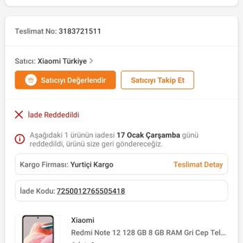 Trendyol Sipariş İadesi Reddi Ve Cayma Hakkı Uygulamaları