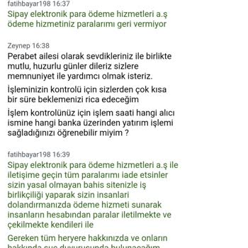 Sipay Elektronik Para Ödeme Bana Ulaşın
