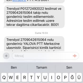 PTT Kargo Yalova PTT Şubesinde Müşteriye Saygısız Davranış
