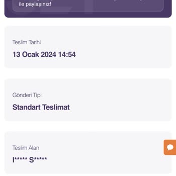 Watsons Kargomu Teslim Almadım
