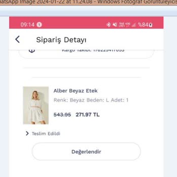 Penti Eksik Ürün. Tedarik Ya Da Ürün Ücreti İadesi