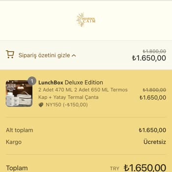 Dharmacaim TR Asla Dönüş Yapmıyor, Ürünleri Göndermedi.