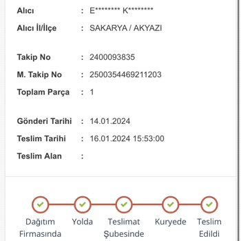 Madame Coco Ürün Teslim Edildi Gözüküyor Ama Teslim Almadık