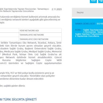 Anadolu Sigorta Tss'de Kapsam Oyunu Mu Yapıyor?