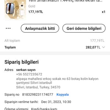 Aliexpress Para İadesi Gelmedi