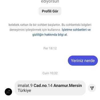 Kelebek. Rattan (Instagram)   Mağduriyet Yaşadım
