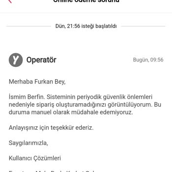 Yemeksepeti Çevrimiçi Sipariş Platformunda Yaşanan Ödeme Ve Müşteri Hizmetleri Sorunları