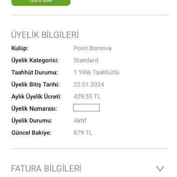 Point Bornova Macfit Üyelik Sonlandırma Talebine Rağmen Fazla Para Çekiyor