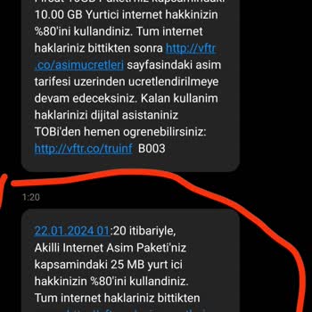 Vodafone'dan Asılsız Faturalandırma