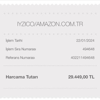 Amazon Şüpheli İşlem Ücret İadesi