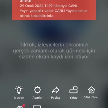 TikTok Canlı Yayınım Askıya Alındı