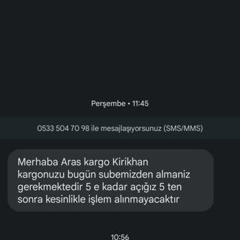 Kırıkhan Aras Kargo Erişim Sorunu Ve Güncel Harita Problemi
