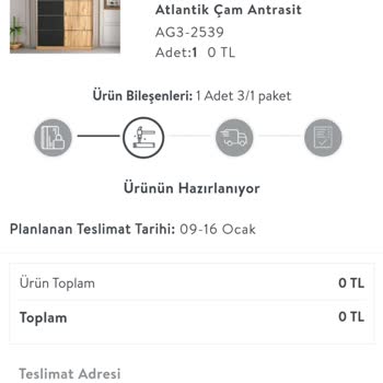 Vivense Gardırop Teslimatı Gecikmesi