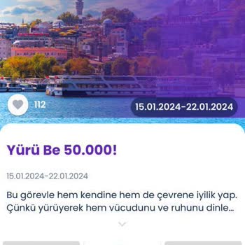 İBB - İstanbul Büyükşehir Belediyesi Yürü Be İstanbul 50.000 Adım