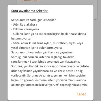 Trendyol Fatura Talebime Geri Dönmüyor