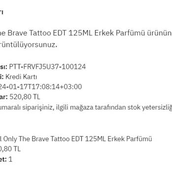 Epttavm Stokta Olmayan Ürünlerin Satışına İzin Veriyor.